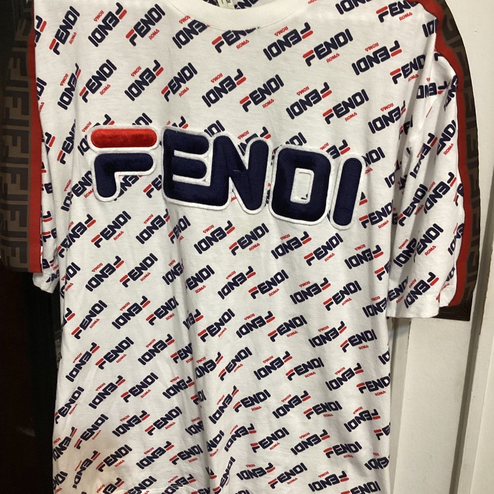 Fendi x Fila Logo Mania Shirt